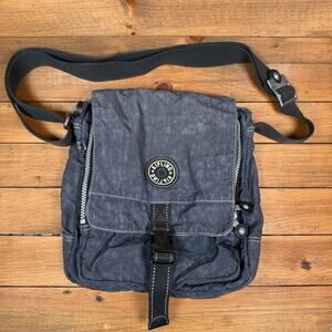 Kipling Seoul Side Bag Navy Blue Messenger Bag 9x11